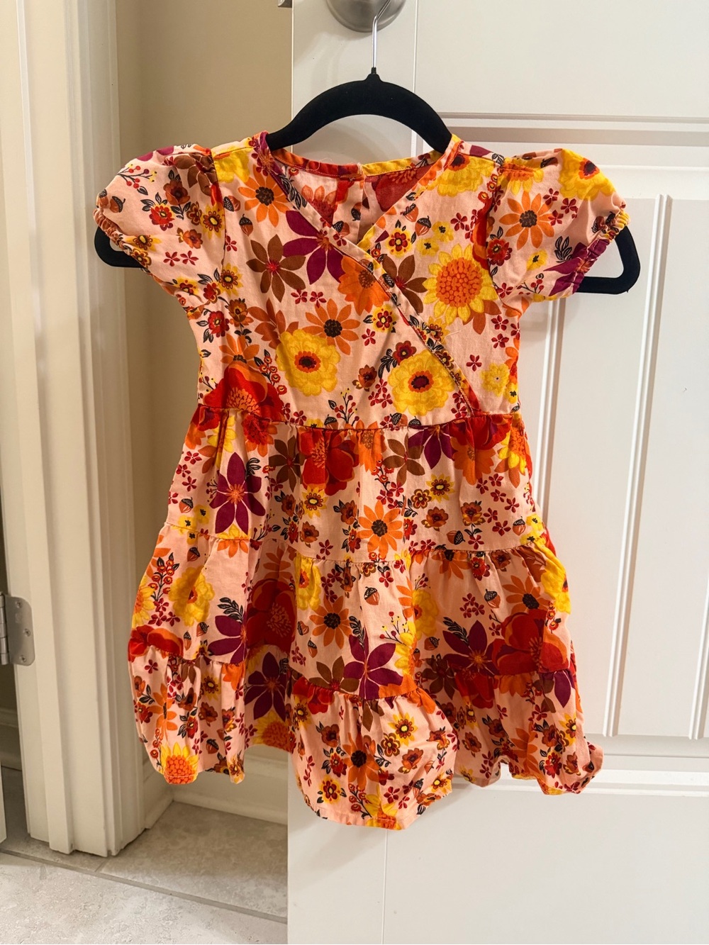 Gymboree Girls Mommy & Me Harvest Floral Tiered Dress